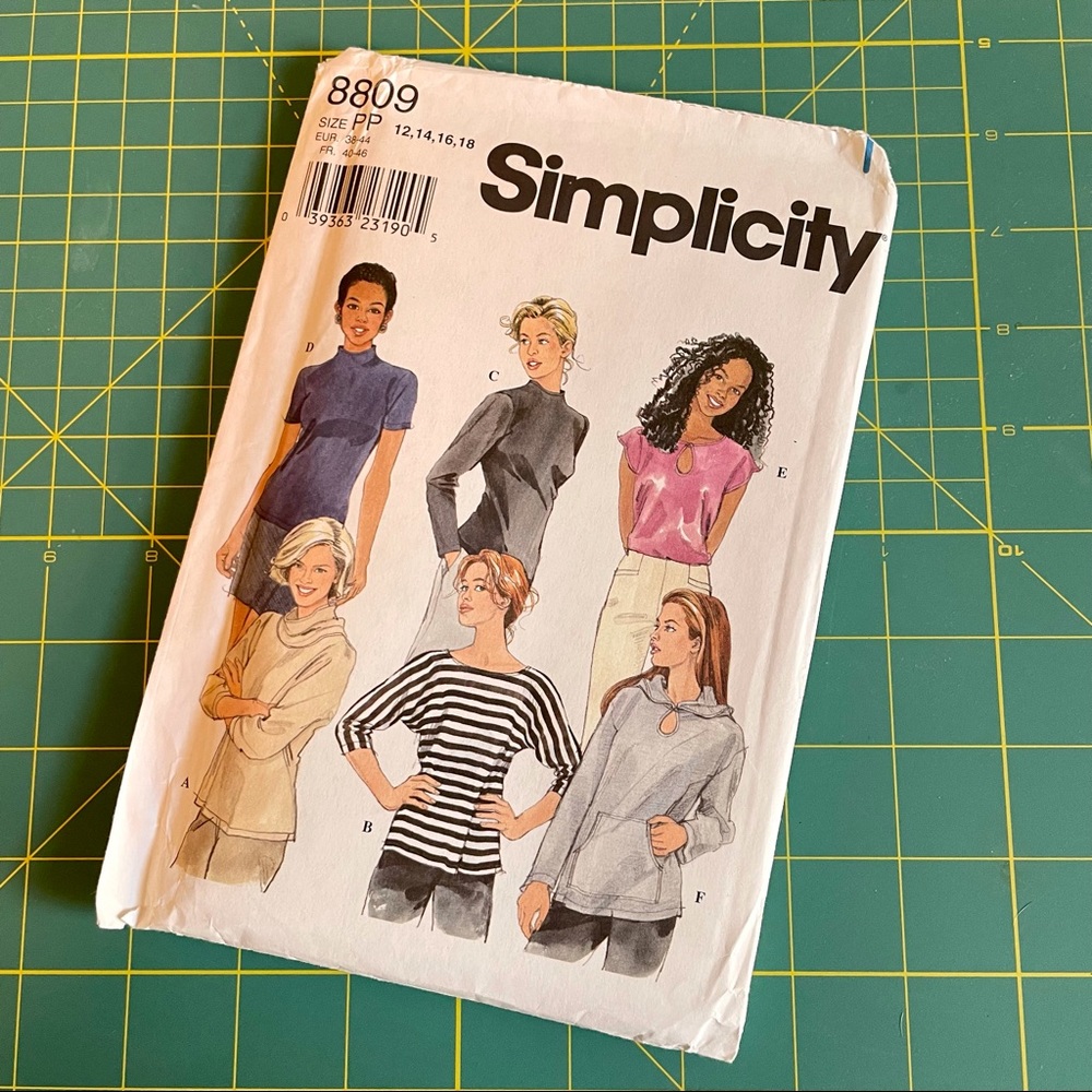 90s Simplicity Pattern #8809